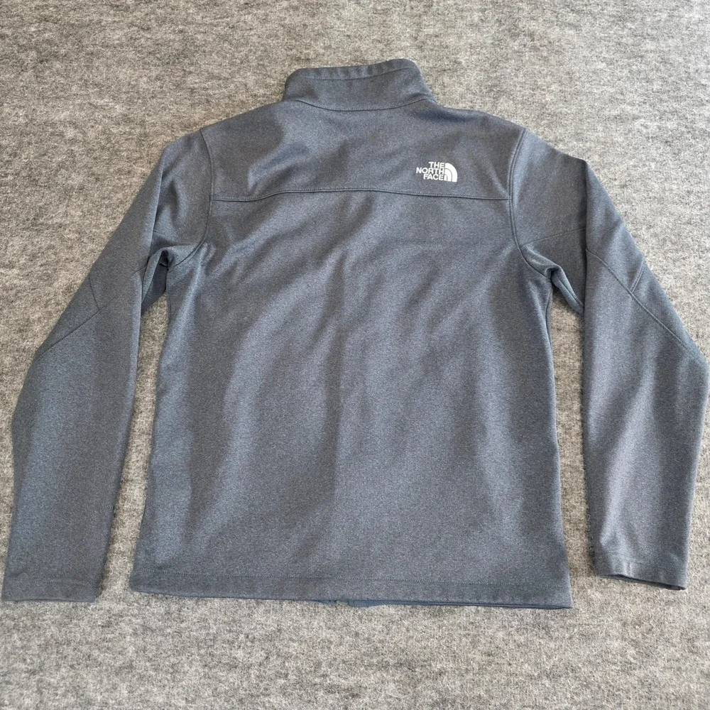 The North Face WindWall Jacket Mens Small Blue‎ Fleece Lined Full Zip Softshell
